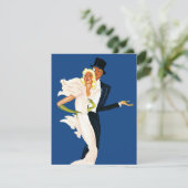 Vintage Liebe und Romantik Moderne Einladung zur H (Stehend Vorderseite)