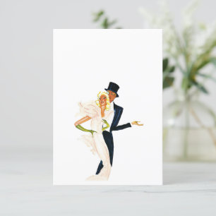 Vintage Liebe und Romantik, modernes Brautpaar