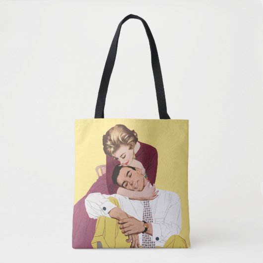 Vintage Liebe und Romantik, Neugeborene Tasche (Vorderseite)