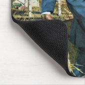 Vintage Liebe und Romantik Neugierige kaufen erste Mousepad (Ecke)