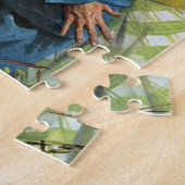 Vintage Liebe und Romantik Neugierige kaufen erste Puzzle (Seite)