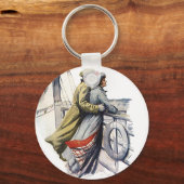 Vintage Liebe und Romantik, Neuheiten auf Kreuzfah Schlüsselanhänger (Vorderseite)