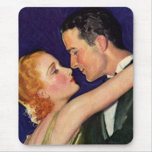 Vintage Liebe und Romantik, Retro Hollywood-Filme Mousepad