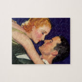Vintage Liebe und Romantik, Retro Hollywood-Filme Puzzle (Horizontal)