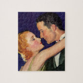 Vintage Liebe und Romantik, Retro Hollywood-Filme Puzzle (Vertikal)
