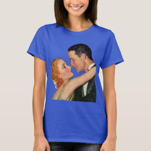 Vintage Liebe und Romantik, Retro Hollywood-Filme T-Shirt