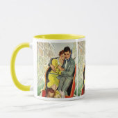 Vintage Liebe und Romantik, Roller Untersetzer Rid Tasse (Links)