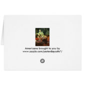 Vintage Liebe und Romantik; romantische Großeltern (Rückseite Horizontal)