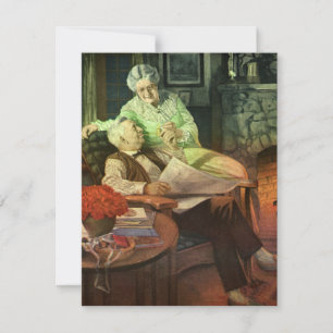 Vintage Liebe und Romantik; romantische Großeltern