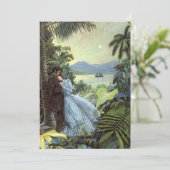 Vintage Liebe und Romantik, romantische tropische  (Stehend Vorderseite)