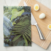 Vintage Liebe und Romantik, romantische tropische  Geschirrtuch (Viertel Falte)