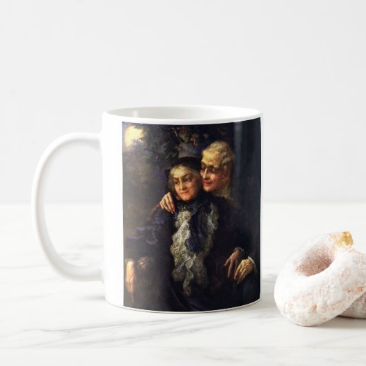 Vintage Liebe und Romantik, romantische Viktoriani Kaffeetasse (Mit Donut)