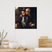 Vintage Liebe und Romantik, romantische Viktoriani Poster (Küche)