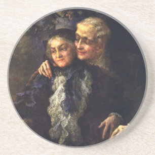 Vintage Liebe und Romantik, romantische viktoriani Untersetzer
