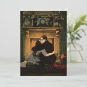 Vintage Liebe und Romantik, Romantischer Feuerplat (Stehend Vorderseite)