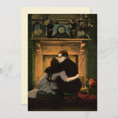 Vintage Liebe und Romantik, Romantischer Feuerplat (Vorne/Hinten)