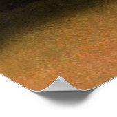 Vintage Liebe und Romantik, Romantischer Feuerplat Poster (Ecke)