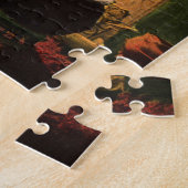 Vintage Liebe und Romantik, Romantischer Feuerplat Puzzle (Seite)