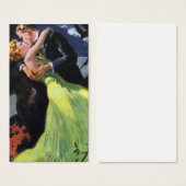 Vintage Liebe und Romantik, romantischer Kuss (Vorne & Hinten)