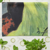 Vintage Liebe und Romantik, romantischer Kuss Geschirrtuch (Gefaltet)