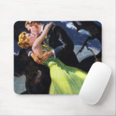 Vintage Liebe und Romantik, romantischer Kuss Mousepad (Mit Mouse)