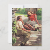 Vintage Liebe und Romantik, Schulliebe (Vorderseite)