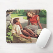Vintage Liebe und Romantik, Schulliebe Mousepad (Mit Mouse)