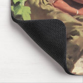 Vintage Liebe und Romantik, Schulliebe Mousepad (Ecke)