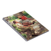 Vintage Liebe und Romantik, Schulliebe Notizblock (Rechte Seite)