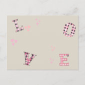 Vintage LIEBE Valentinstag Custom Fotos Postkarte (Vorderseite)