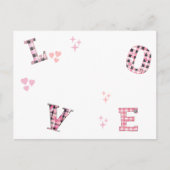 Vintage LIEBE Valentinstag Custom Fotos Postkarte (Vorderseite)