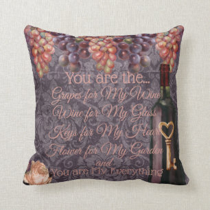 Vintage Liebe von Throw Kissen
