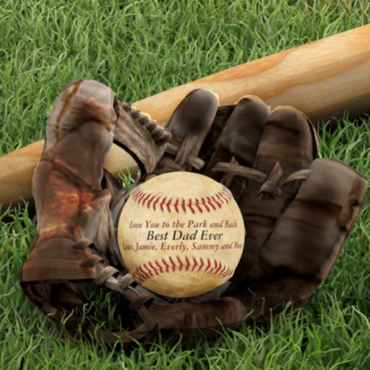 Vintage Liebe zum Park & Back Vater Baseball