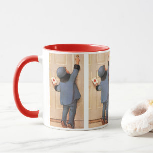 Vintage-Liebesbrief von Jessie Willcox Smith Tasse
