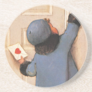 Vintage-Liebesbrief von Jessie Willcox Smith Untersetzer