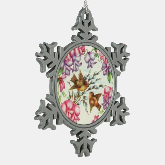 Vintage Liebesgeburten Ornament (Links)