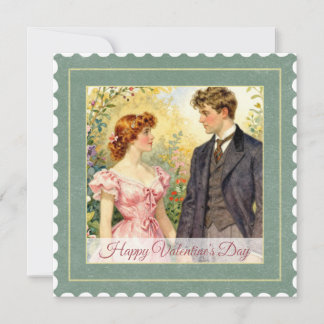 Vintage-Liebeskunst - Valentinstag Feiertagskarte