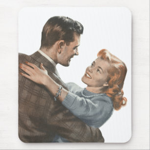 Vintage-Liebesromanze Frischvermählte - Sollen wir Mousepad