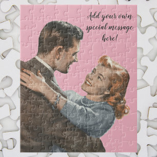 Vintage-Liebesromanze Frischvermählte - Sollen wir Puzzle