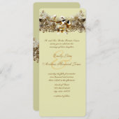 Vintage Liebesvögel Chickadees Hochzeit Einladung (Vorne/Hinten)