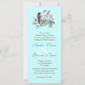 Vintage Liebesvögel Hochzeitseinladung Einladung (Vorderseite)