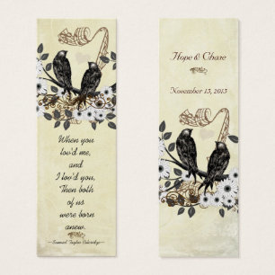Vintage Liebesvögel Hochzeitstags