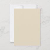 Vintage Liebesvögel Käfig Hochzeit RSVP Karten (Rückseite)