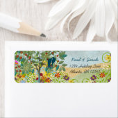 Vintage Liebesvögel Obstbaum Damaskus (Insitu)