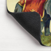 Vintage Liebevalentine-Collage Mousepad (Ecke)