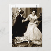 Vintage Liebhaber fotografieren Postkarte (Vorne/Hinten)