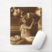 Vintage Liebhaber, Liebe Romantische Musik Mousepad (Mit Mouse)