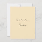 Vintage Liebhaber tanzen Valentinstag Card (Rückseite)