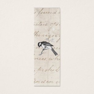 Vintage Lied-Vogel-Illustration - Text der