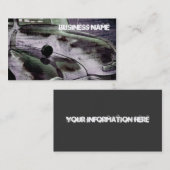 Vintage Lieferwagengrunge-Geschäfts-Karten Visitenkarte (Vorne/Hinten)